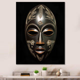 Ethnical Traditional African Mask V - People Canvas Wall Art