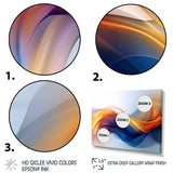 Orange Blue Fractal Fluidity I - Multi-Panels
