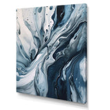 Blue and Grey Ethereal Elixir III - Abstract Canvas Wall Art