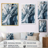 Blue and Grey Ethereal Elixir III - Abstract Canvas Wall Art