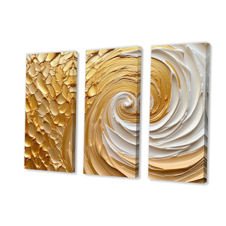 Gold Eternal Swirl I - Multi-Panels