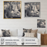 Lion Having A Drink - Animal Home Decor Art