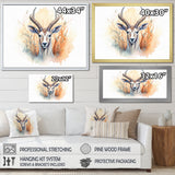 Wild Antelope Charm - Antelope Canvas Wall Art