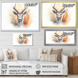 Wild Antelope Charm - Antelope Canvas Wall Art