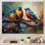 Feathered Elegance I - Animals Canvas Wall Art