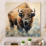 Buffalo Majesty - Animals Canvas Wall Art