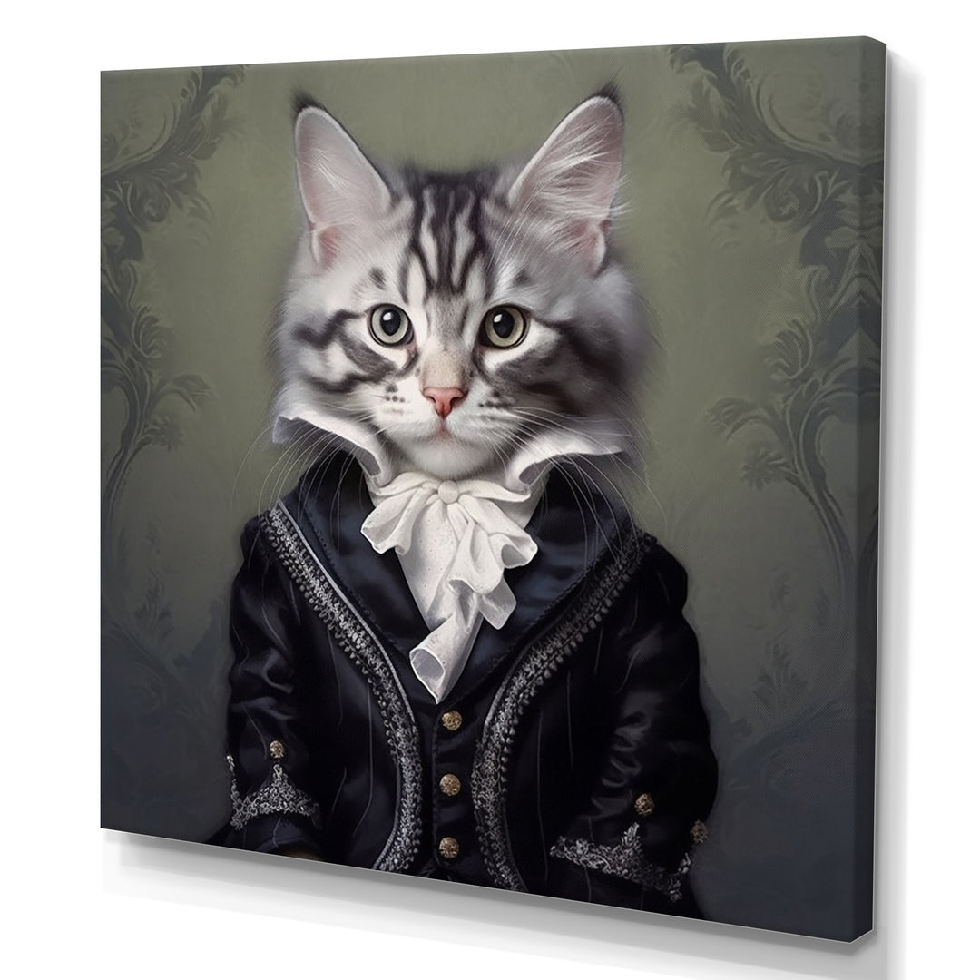 Elegant Whiskers - Cat Bedroom Wall Art