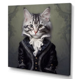 Elegant Whiskers - Cat Bedroom Wall Art