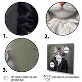 Elegant Whiskers - Cat Bedroom Wall Art