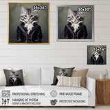 Elegant Whiskers - Cat Bedroom Wall Art