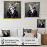 Elegant Whiskers - Cat Bedroom Wall Art