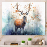 Woodland Wanderers - Animals Canvas Wall Art