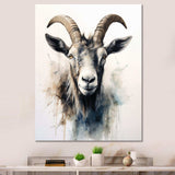 Goat Grazers - Animals Canvas Wall Art