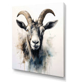 Goat Grazers - Animals Canvas Wall Art