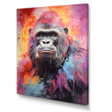Pink Black Popart Gorilla - Gorilla Wall Art Prints