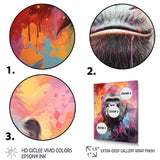 Pink Black Popart Gorilla - Gorilla Wall Art Prints