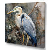 Graceful Heron Waterbird I - Animals Canvas Wall Art