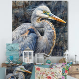 Heron Waterbird I - Animals Canvas Wall Art