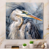 Heron Waterbird II - Animals Canvas Wall Art