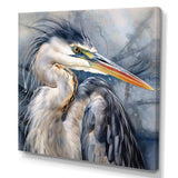 Heron Waterbird II - Animals Canvas Wall Art