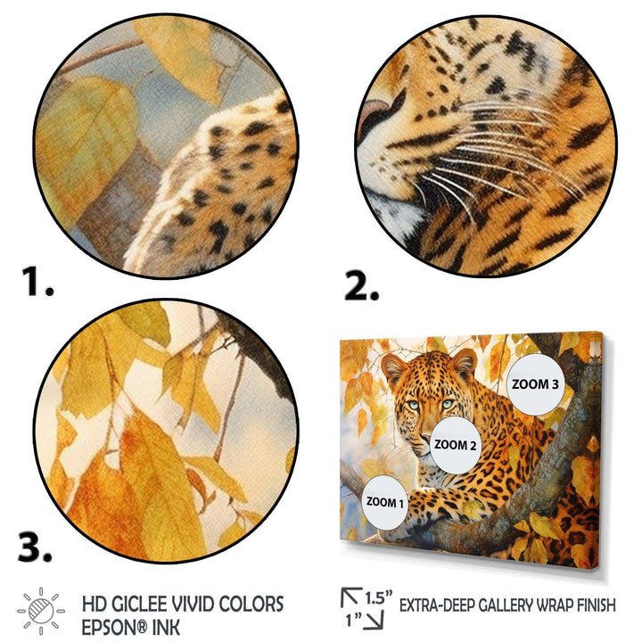 Leopard Grace I - Animals Canvas Wall Art