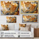 Leopard Grace I - Animals Canvas Wall Art