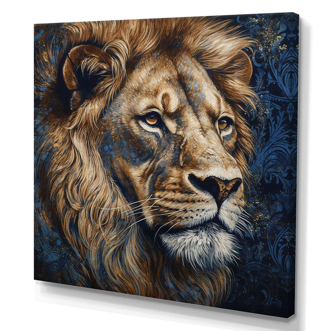 Majestic Lion III - Animals Canvas Wall Art