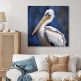 Majestic Pelican Seabird V - Animals Canvas Wall Art