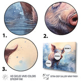 Sweet Piglets - Pig Canvas Wall Art