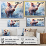 Sweet Piglets - Pig Canvas Wall Art