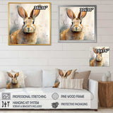 Sweet Rabbit II - Animals Canvas Wall Art