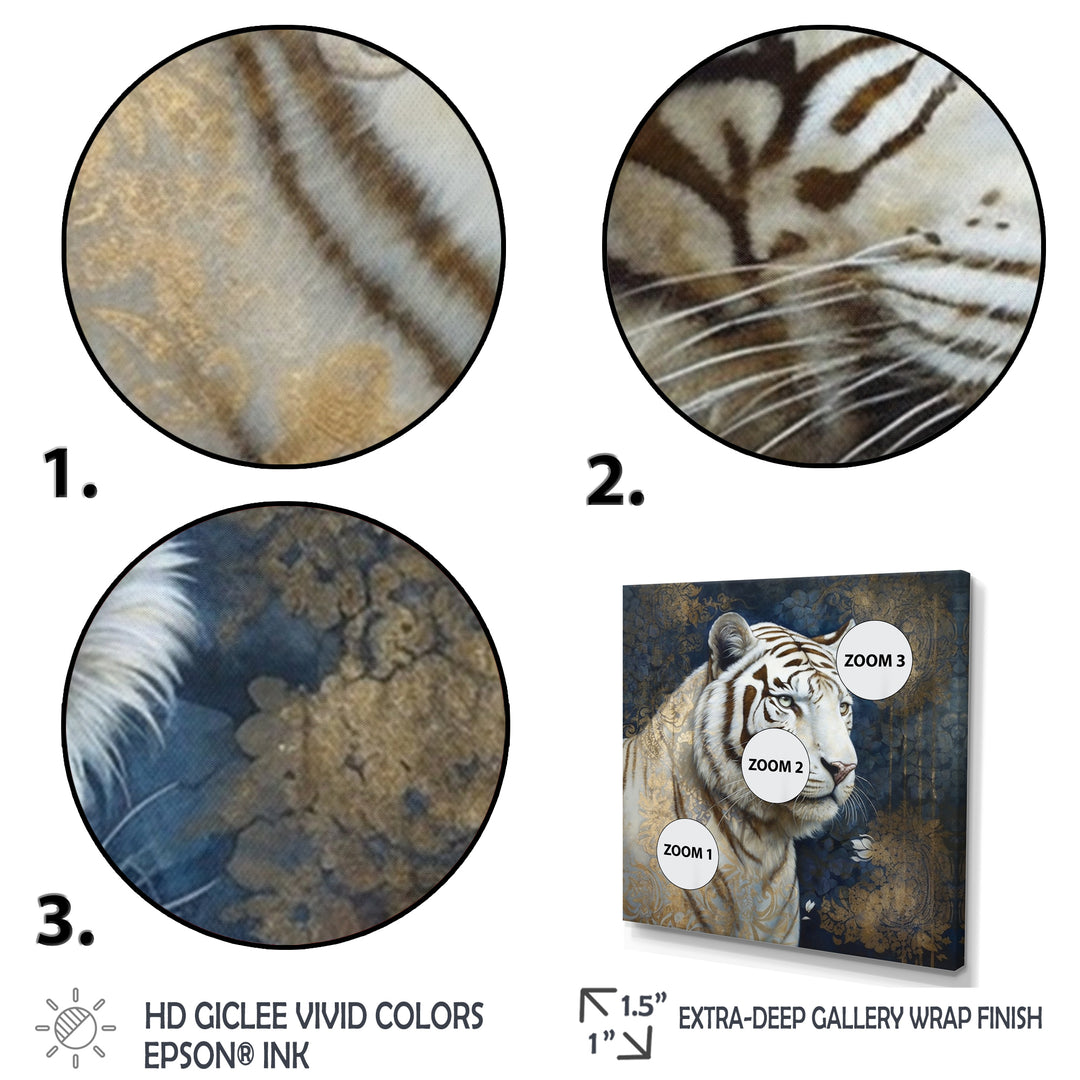 Majestic White Tiger - Tiger Wall Art Prints