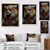 Stylish Tiger II - Animals Canvas Wall Art