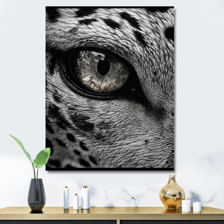 Fierce Tiger Eye - Tiger Framed Canvas Art