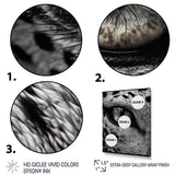 Fierce Tiger Eye - Tiger Framed Canvas Art