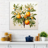 Orange Tree - Food & Beverage Canvas Wall Art