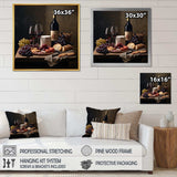 Cheese and Wine II - Food & Beverage Canvas Wall Art