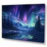 Northern Lights I - Landscapes Canvas Wall Art