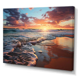 Sunset Horizon III - Coastal Canvas Wall Art