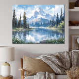 Mountain View Bliss III - Landscapes Canvas Wall Art