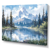 Mountain View Bliss III - Landscapes Canvas Wall Art