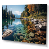 Lakeside Retreat I - Cottage Canvas Wall Art