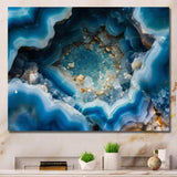 Geode Gems I - Landscapes Canvas Wall Art