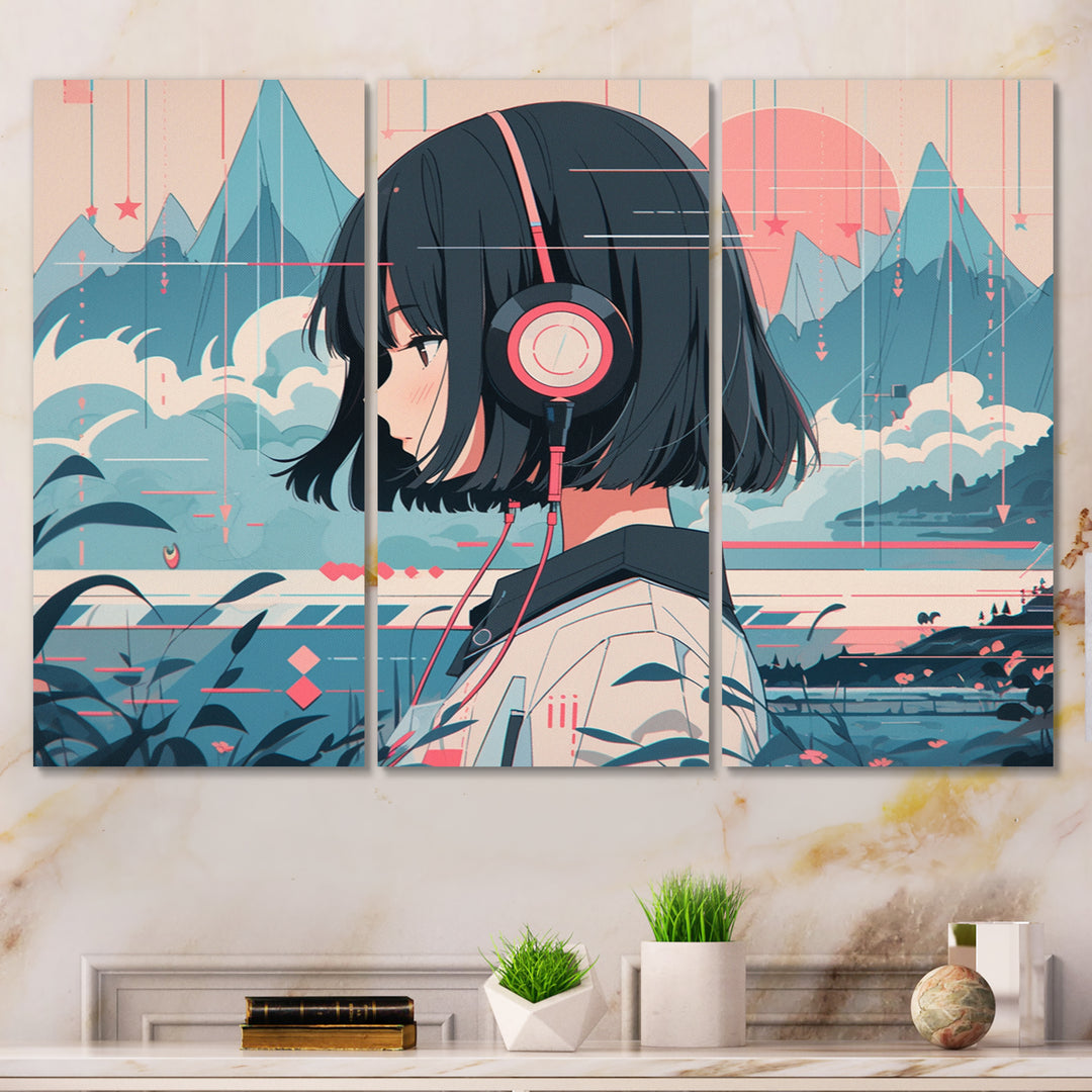 Female Anime Character IV - Multi-Panels