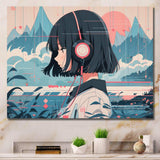 Female Anime Character IV - Fashion Canvas Wall Art