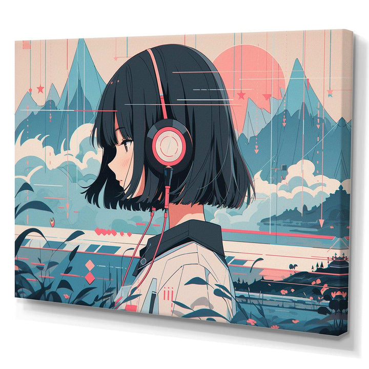 Female Anime Character IV - Fashion Canvas Wall Art