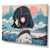 Female Anime Character IV - Fashion Canvas Wall Art