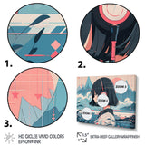 Female Anime Character IV - Fashion Canvas Wall Art