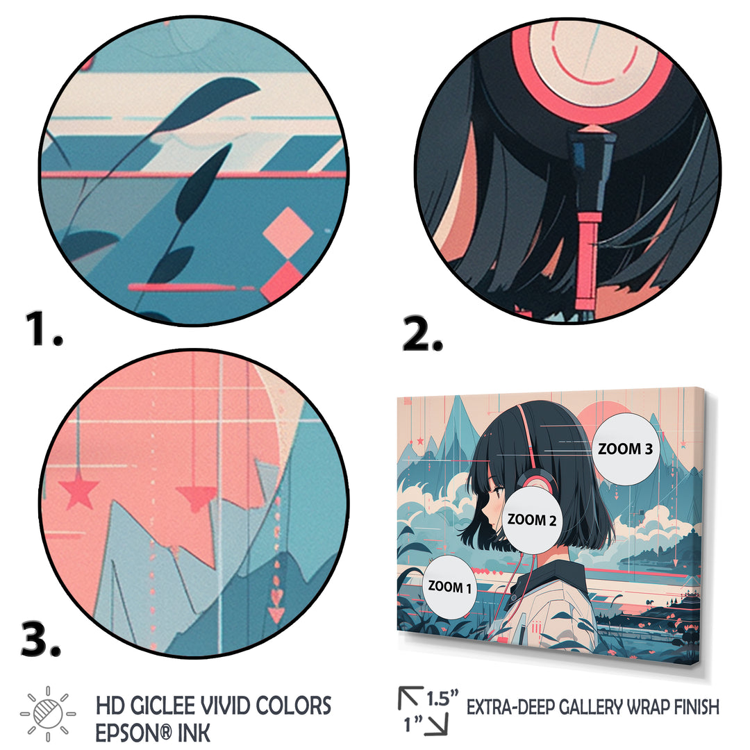 Female Anime Character IV - Multi-Panels