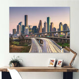 Houston Texas Skyline - Landscapes Canvas Wall Art